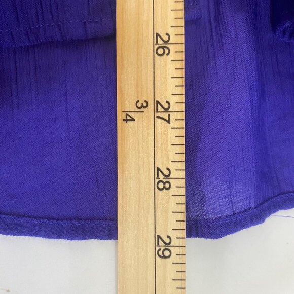 Chicos Button Up Blouses Lot Of 2 Womens Size 3 (US XL) Sheer Lightweight Roll T - Picture 14 of 15